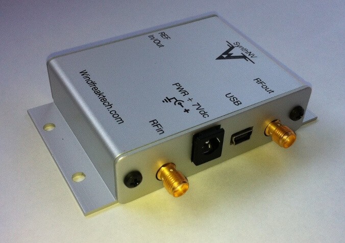 RF Signal Generator with mounting flanges