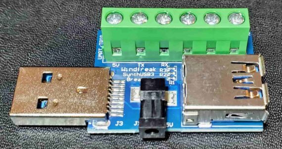 Picture of the SynthUSB3 Breakout Board
